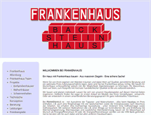 Tablet Screenshot of frankenhaus.net